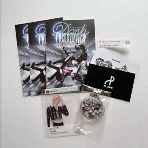 플레이브 PLAVE 일본 AGF 방문 특전 엽서 명함 투명 포카 키링 이미지