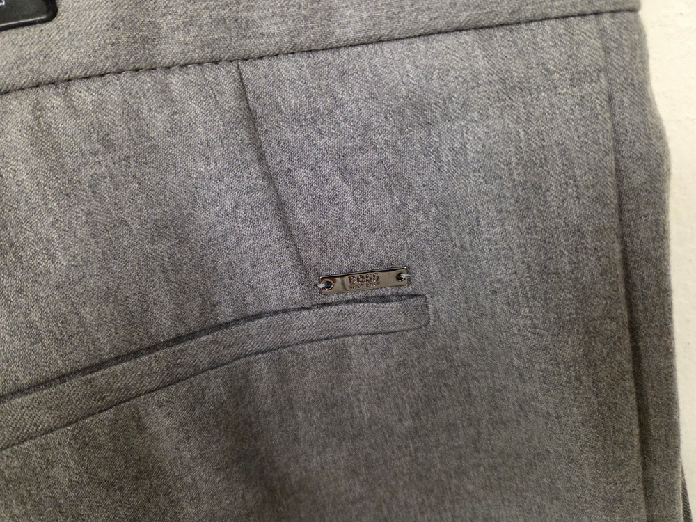 HUGO BOSS 남성 그레이 팬츠 50/34R 이미지