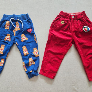 유아옷 베베드피노 바지 100 110 2벌 일괄 이미지