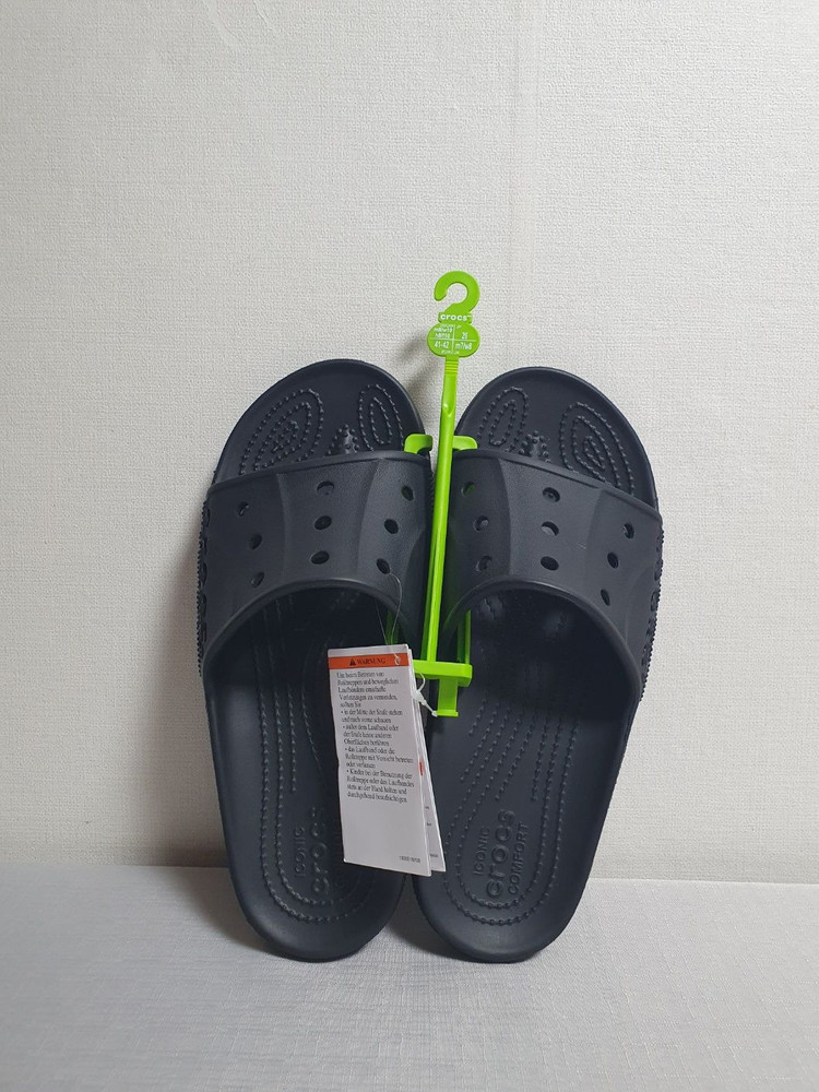 크록스 바야2 슬라이드 블랙 260mm 새상품 슬리퍼 이미지