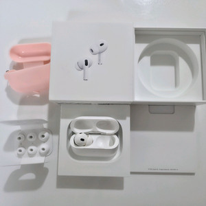 에어팟프로 2세대 8핀 (풀박스+본체+왼쪽유닛+케이블+케이스) 무선이어폰 이미지