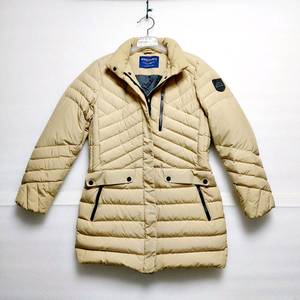 새제품급/디스커버리 여성롱패딩90/오리털다운 이미지