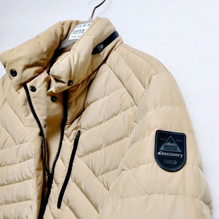 새제품급/디스커버리 여성롱패딩90/오리털다운 이미지