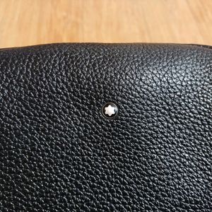 몽블랑(남성) 마이스터스튁 소프트 그레인 백팩 가죽 가방 (블랙) (상태 최상급) 이미지