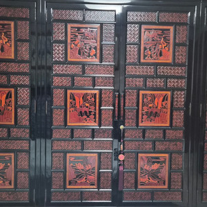 전통 문양 자개장 이미지