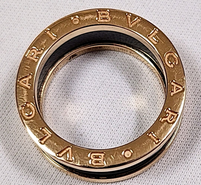 정품 불가리 비제로원 50호 2밴드 23년11월구매 세라믹 반지.링 이미지