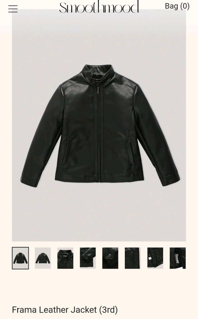 스무드무드 Frama lether jacket 이미지