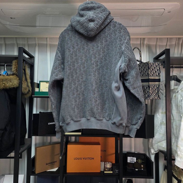 {클로젯}[XL]디올 오블리크 코튼 테리 자카드 후드티 이미지