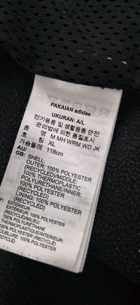 아디다스 남성 후드 집업 XL 이미지