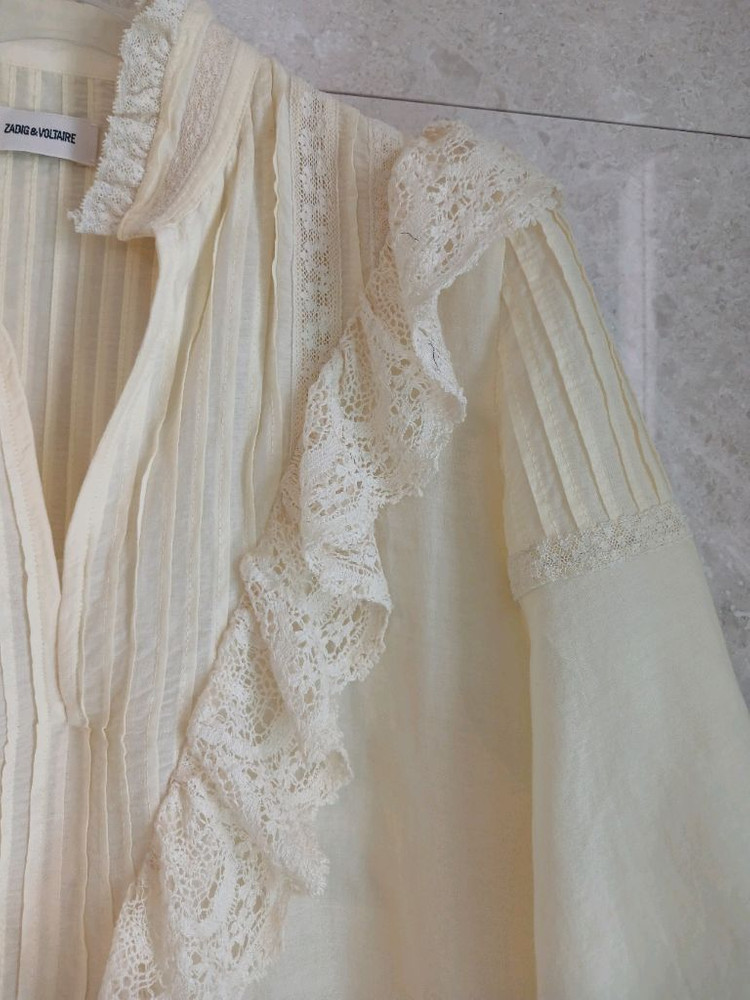 쟈딕엔볼테르 레이스블라우스 (주말초특가) 이미지