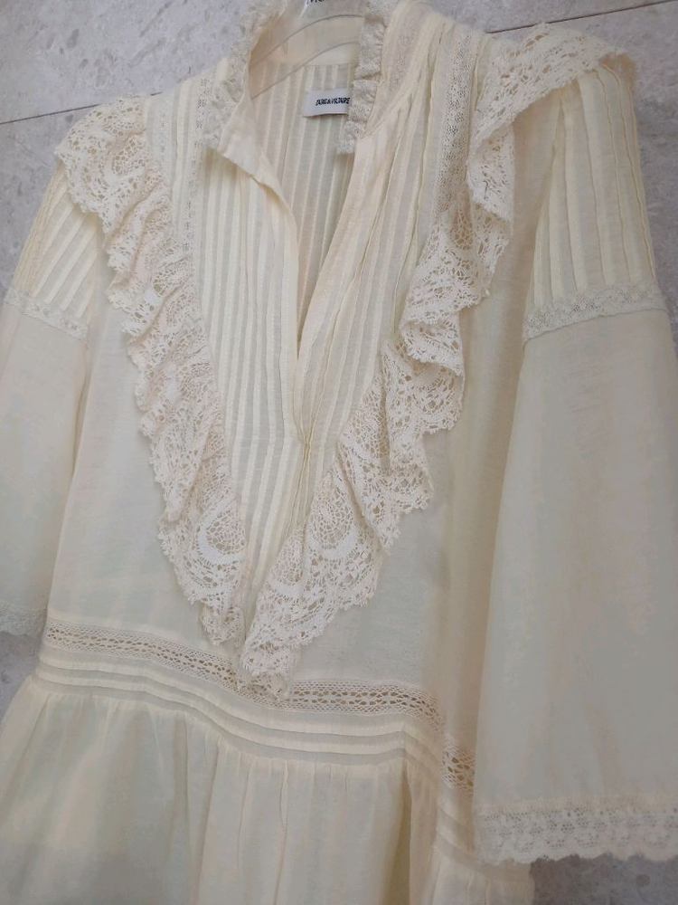 쟈딕엔볼테르 레이스블라우스 (주말초특가) 이미지