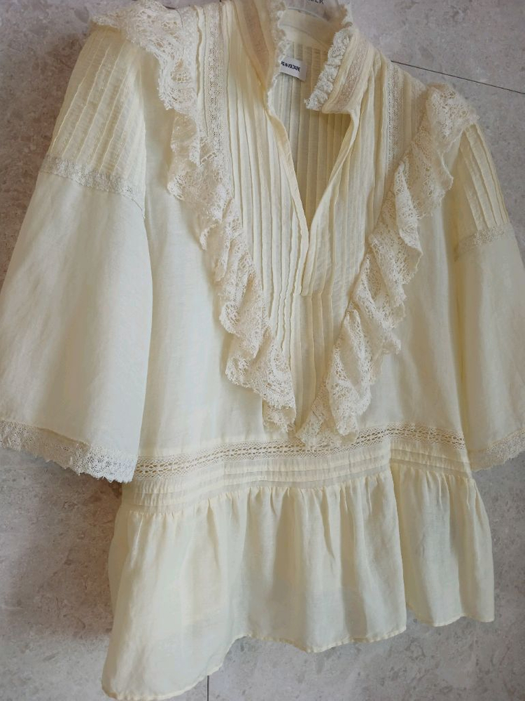 쟈딕엔볼테르 레이스블라우스 (주말초특가) 이미지