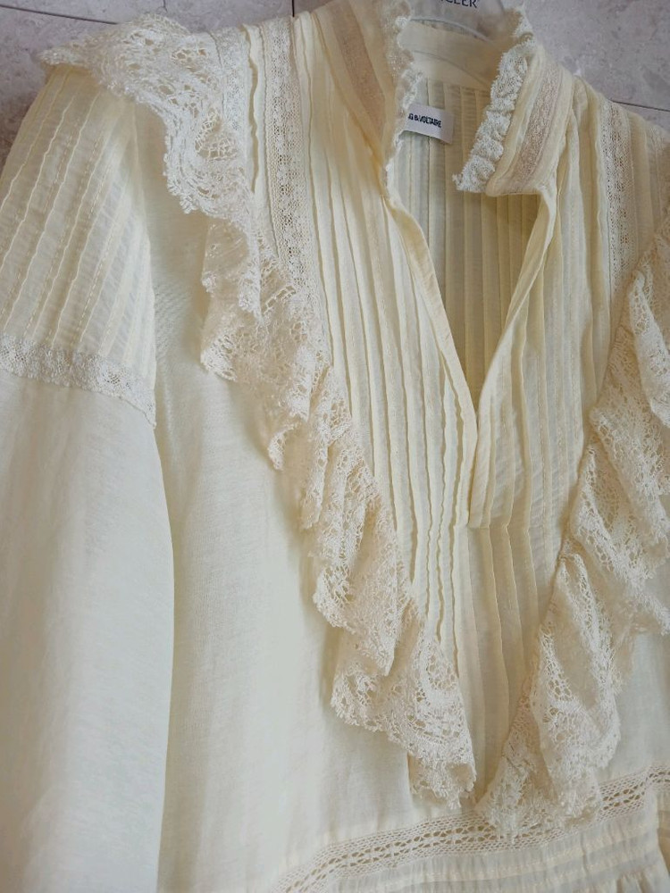 쟈딕엔볼테르 레이스블라우스 (주말초특가) 이미지