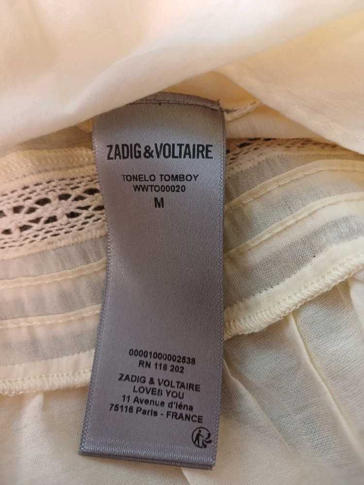 쟈딕엔볼테르 레이스블라우스 (주말초특가) 이미지