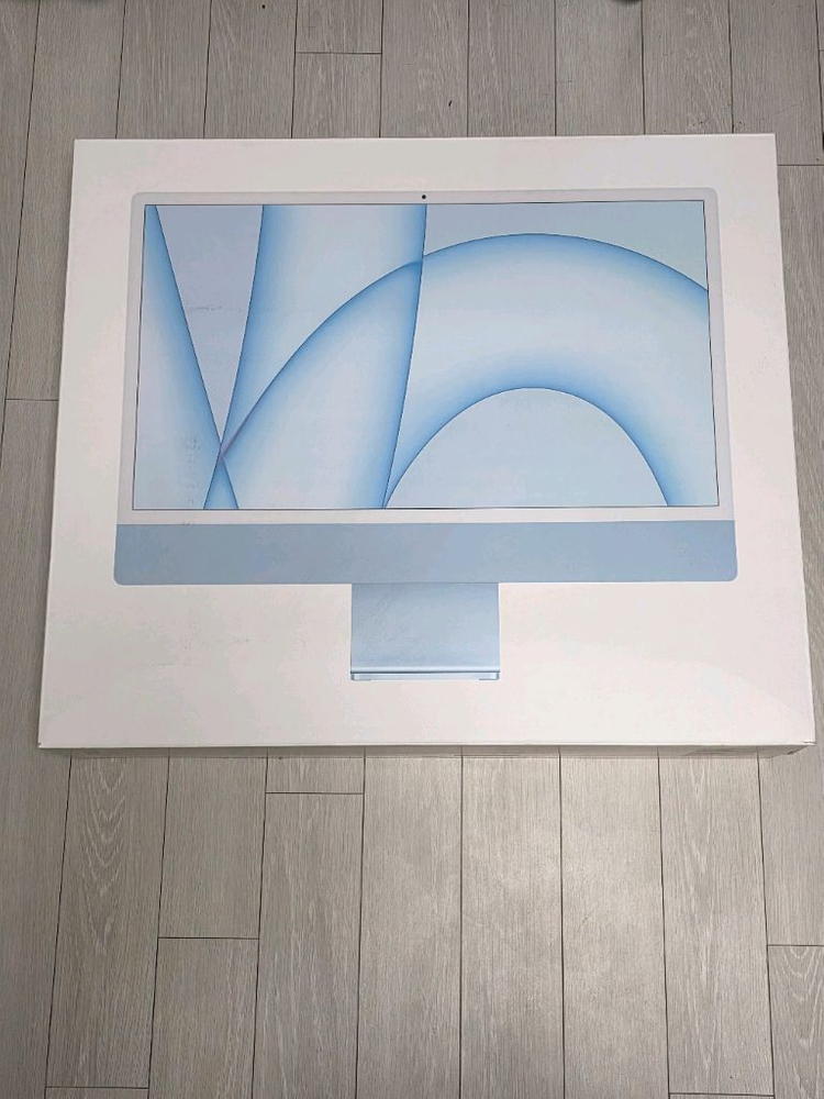 애플 아이맥 2021 m1 블루 256GB 이미지