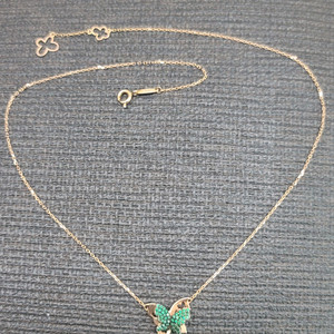 14k 고급나비 목걸이 이미지