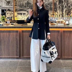 고걸 자체제작 블랙 비즈자켓 새상품 66사이즈 이미지