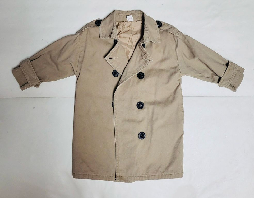 버버리 키즈 체크 원피스 & 트렌치 코트(착샷O) 이미지