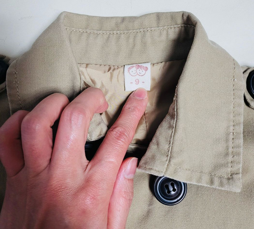 버버리 키즈 체크 원피스 & 트렌치 코트(착샷O) 이미지