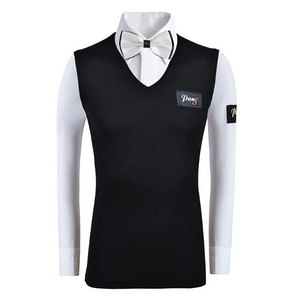 모던댄스 조끼 왈츠 남성댄스복 스판 고급 타이트원단 이미지