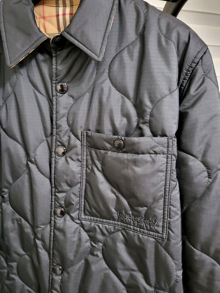 24SS 버버리 리버시블 체온조절 퀼팅자켓 m 이미지