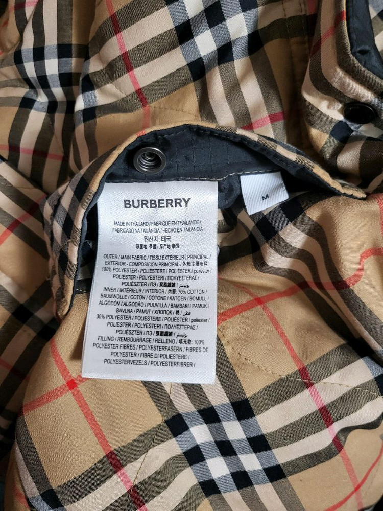 24SS 버버리 리버시블 체온조절 퀼팅자켓 m 이미지