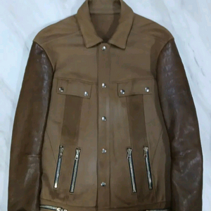 [정품 파격가] 발망 남성용 지퍼 가죽 자켓 M 사이즈 (아미리 디스쿼어드2) 이미지