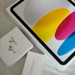 아이패드, 에어팟, 펜슬 미개봉 팝니다 이미지