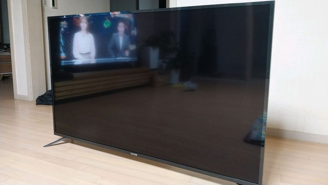 65인치 TV 4K UHD, 오늘 백라이트 새제품으로 교환. 예비부품 1세트 드립니다. 이미지