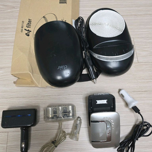 클레어 차량용 공기청정기, 폰 거치대,시거잭, 아이리버 폰 충전기 이미지