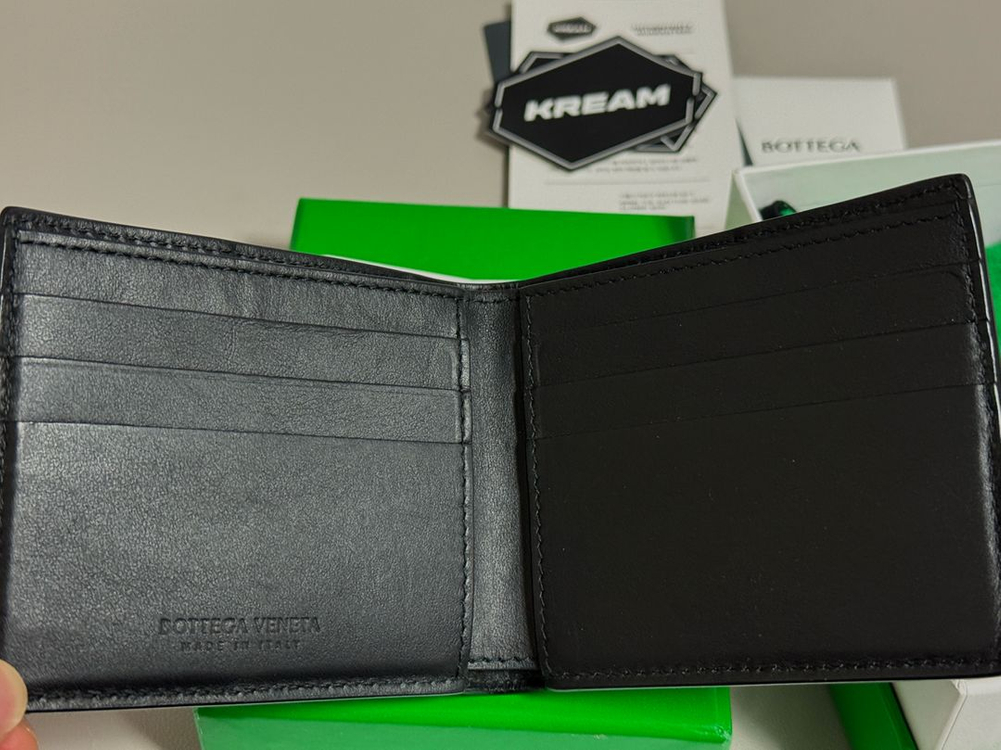 보테가베네타 남성 반지갑 블랙(국내정품, 영수증첨부) 이미지