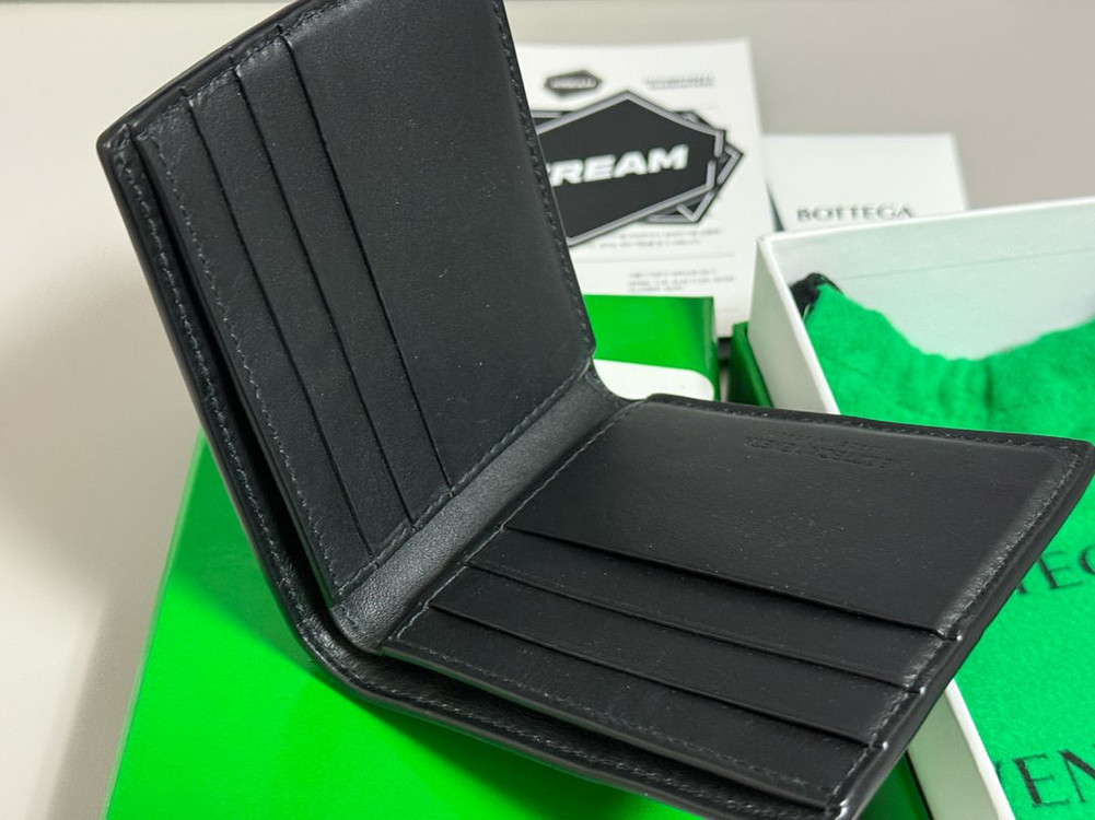 보테가베네타 남성 반지갑 블랙(국내정품, 영수증첨부) 이미지