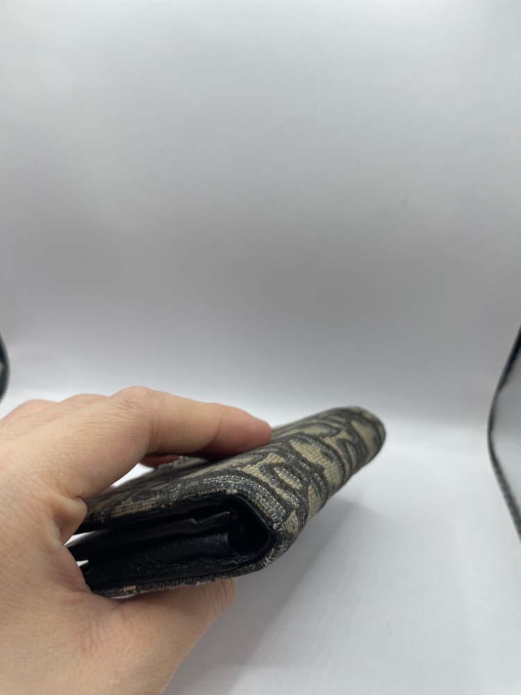 디올 오블리크 비즈니스 카드 지갑 베이지 이미지