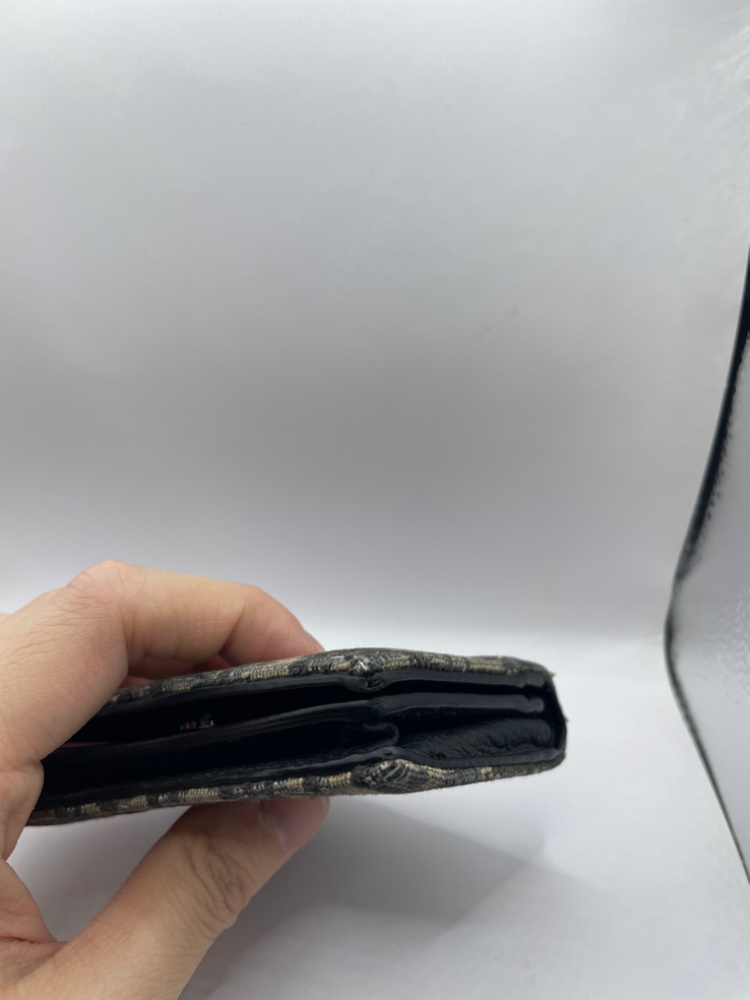 디올 오블리크 비즈니스 카드 지갑 베이지 이미지