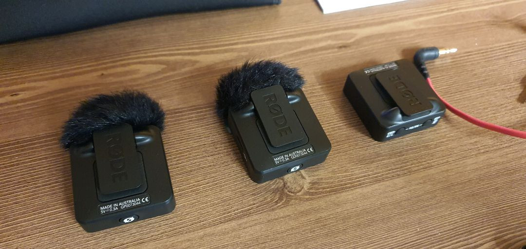 로데 와이어리스 고2 RODE Wireless GO2 II, 로데 라발리에 핀마이크 2개(윈드스크린 포함) 이미지