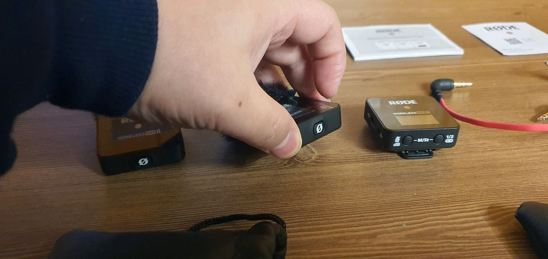 로데 와이어리스 고2 RODE Wireless GO2 II, 로데 라발리에 핀마이크 2개(윈드스크린 포함) 이미지