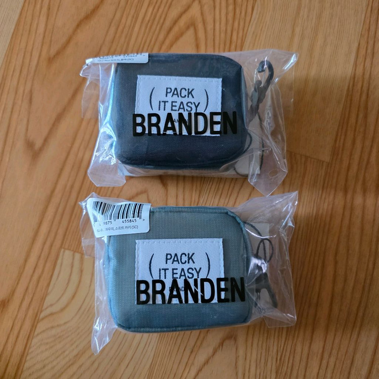 브랜든 미니 큐브 파우치 키링(새제품) 이미지