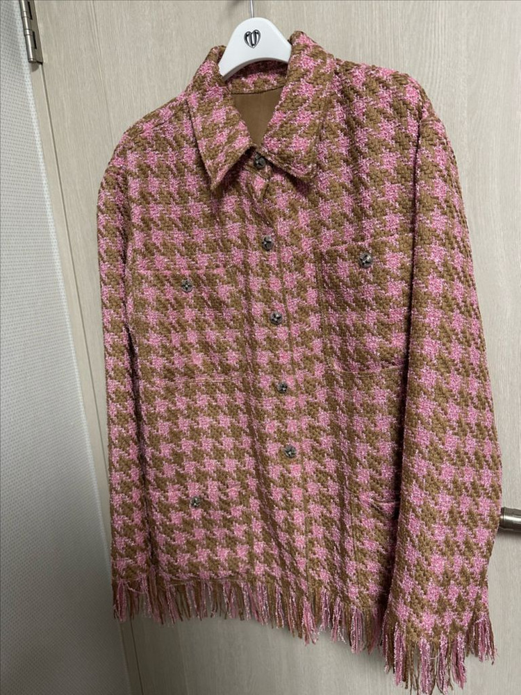 매니모어몽 트위드 프린지 자켓 이미지