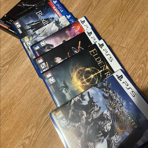 PS5 게임 타이틀 모음(엘든링, 아머드코어6, 몬헌 와일즈, 스텔라블레이드, 몬헌 월드, 블러드본) 이미지