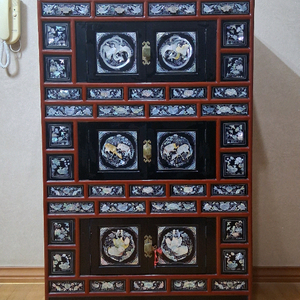 자개장 자개애기삼층장 이미지