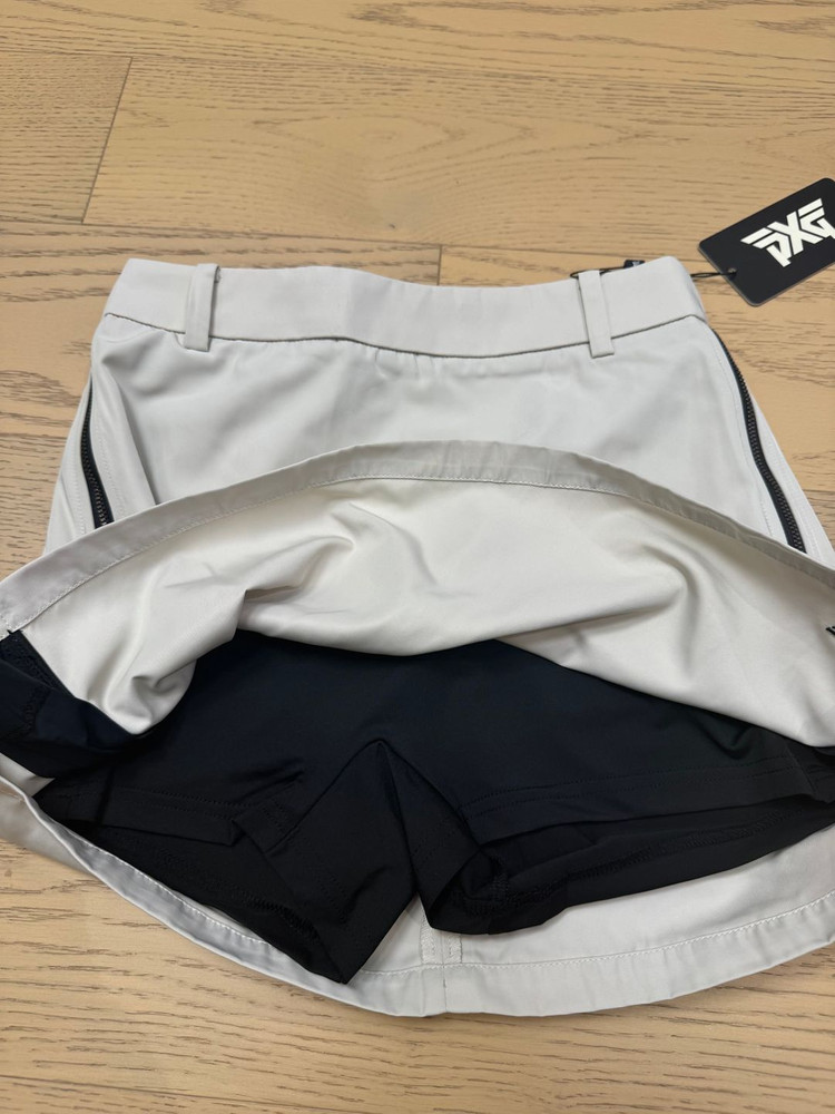 PXG 여성 스커트 아이보리,블랙 이미지