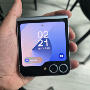 갤럭시 Z플립6 256GB 블루 초초초S급팝니다! 이미지