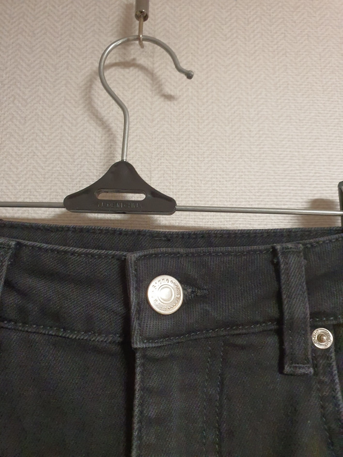 마쥬 MAJE 흑청 슬릿 데님 스커트 44사이즈 정품 이미지