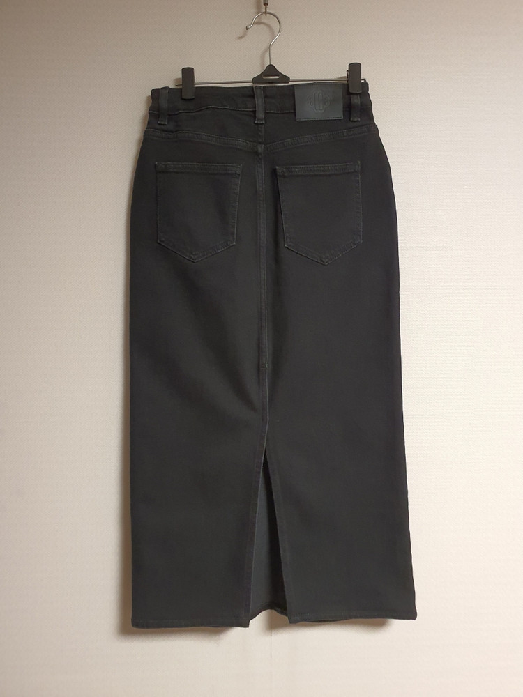 마쥬 MAJE 흑청 슬릿 데님 스커트 44사이즈 정품 이미지