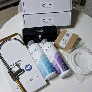 쿠아 파라곤필터 정수기 세트, 언더싱크정수기, 싱크대정수기 이미지