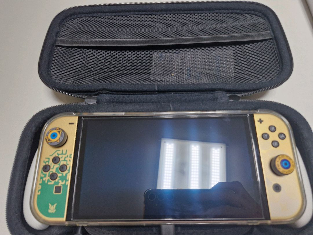 닌텐도 스위치 oled 젤다 에디션 풀박스 + 주변기기 이미지