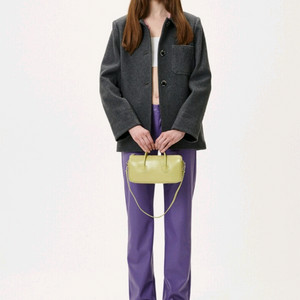 [마지셔우드] Zipper small_Lime Crinkle 이미지