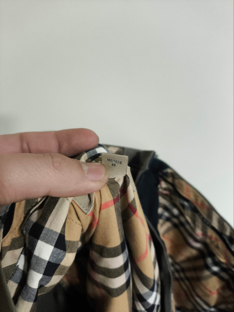 37 버버리 면바지 카키 이미지