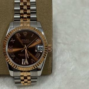 롤렉스 데이저스트 데이트 초코로만 로즈골드 콤비 이미지