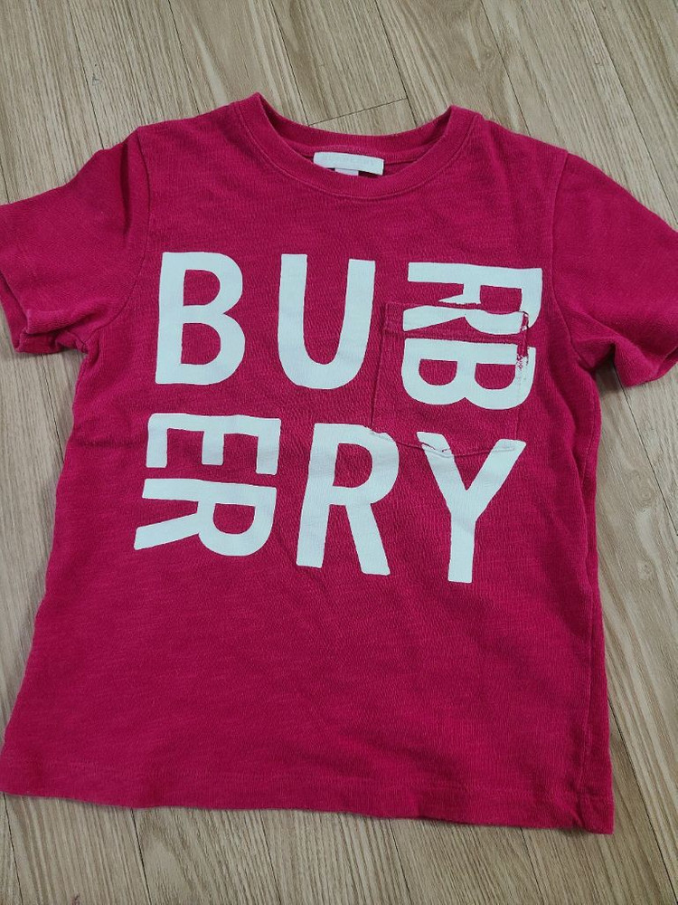 버버리 키즈 반팔 티셔츠 6y 120 이미지